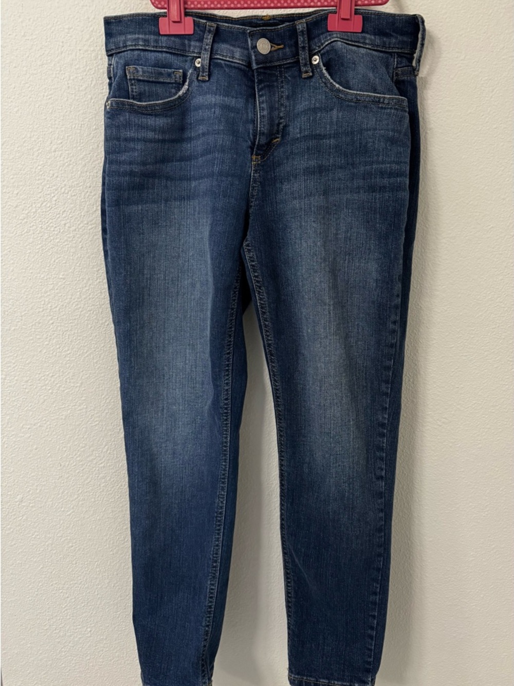 Banana Republic Dark Blue Cropped-Ankle Girfriend Jeans